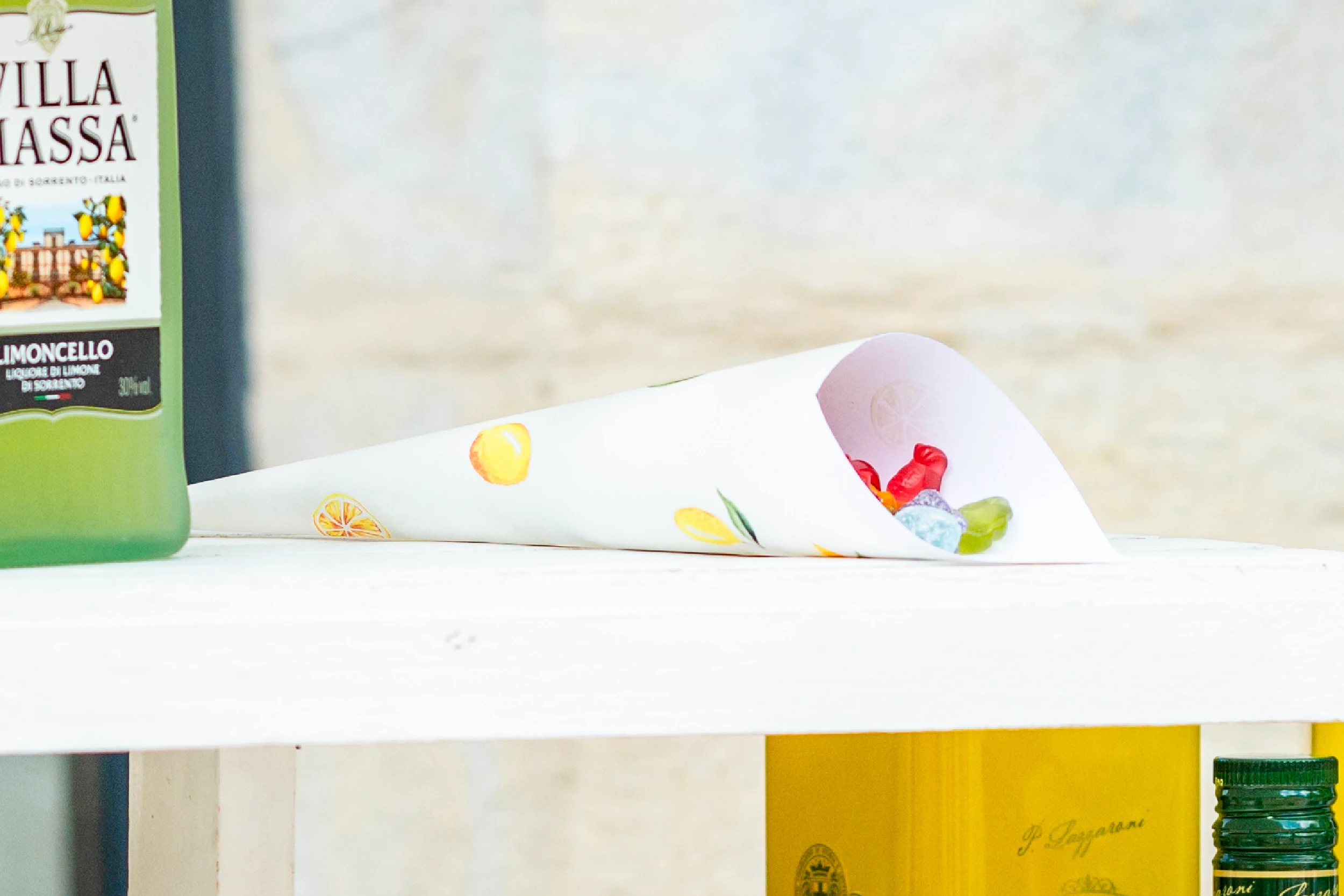 Cornet à bonbons pour le mariage Dolce Vita